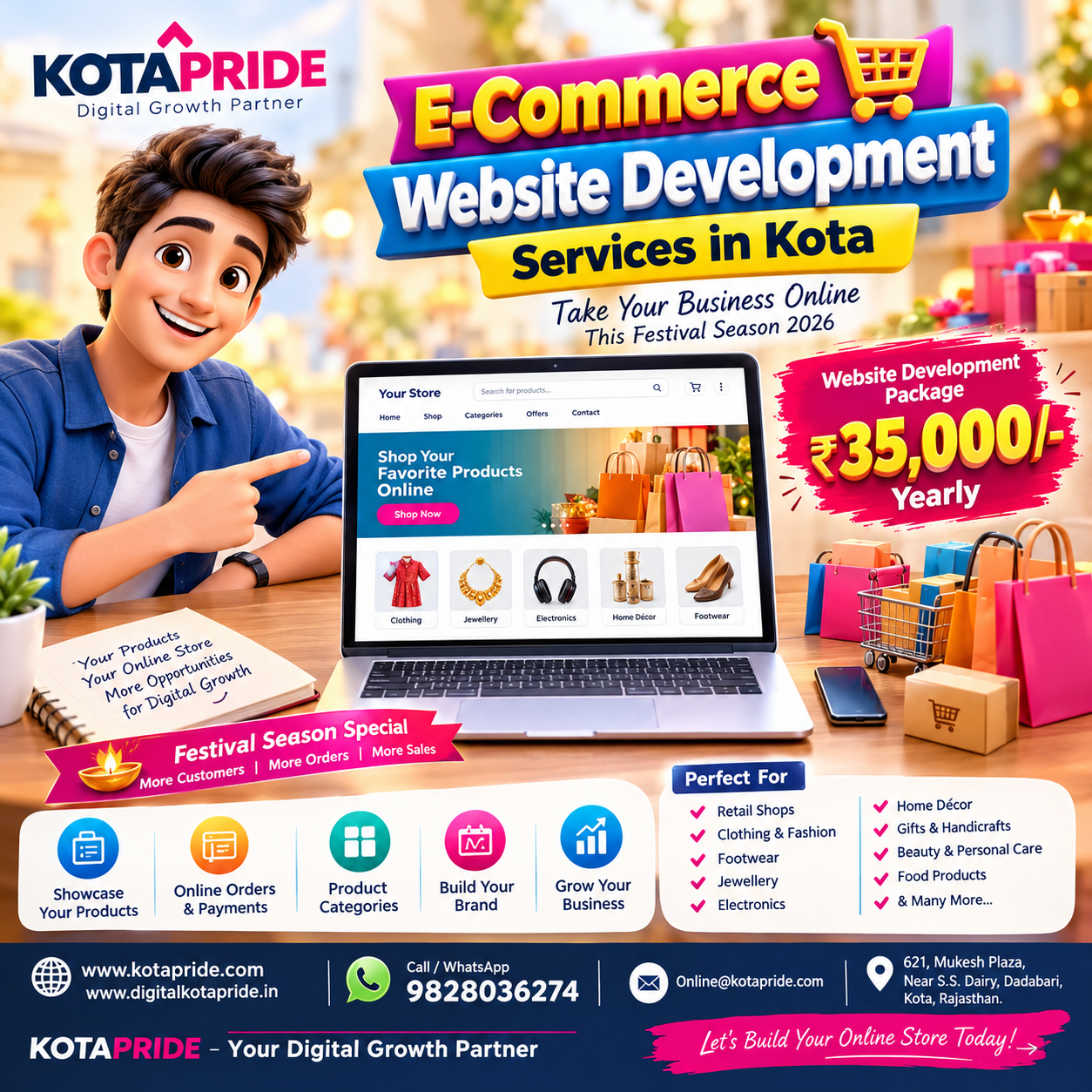 E-Commerce Website Development Services in Kota